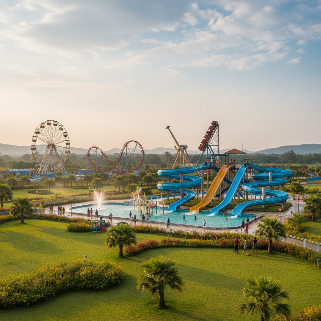 নন্দন পার্কের সবুজ পরিবেশ