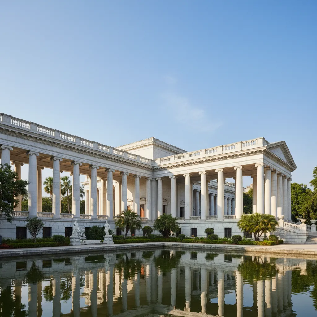 কলকাতার মার্বেল প্যালেসের সম্মুখভাগ