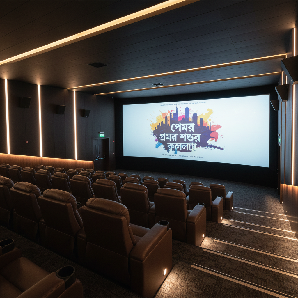 কলকাতার একটি আধুনিক মাল্টিপ্লেক্সের ভেতর