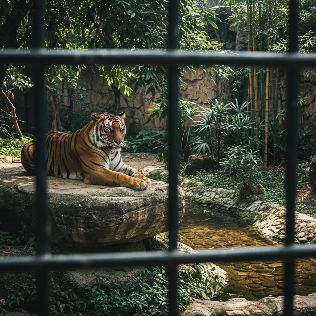 আলিপুর চিড়িয়াখানার রয়্যাল বেঙ্গল টাইগার