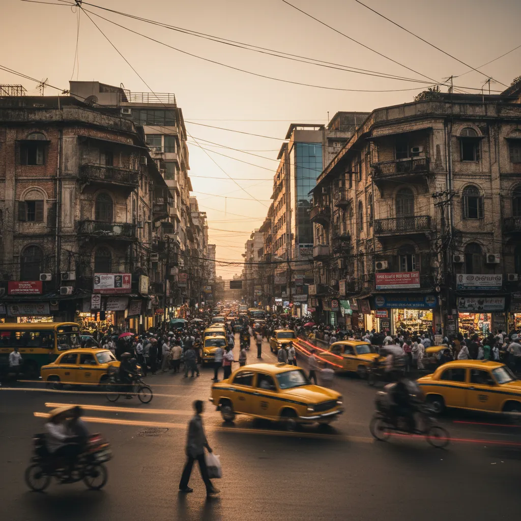 বিধান সরণির ব্যস্ত মোড়