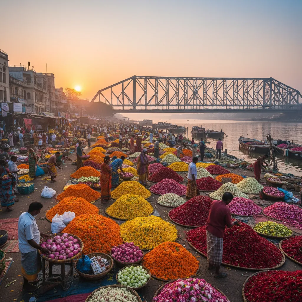 মল্লিক ঘাট ফুল বাজার, কলকাতা