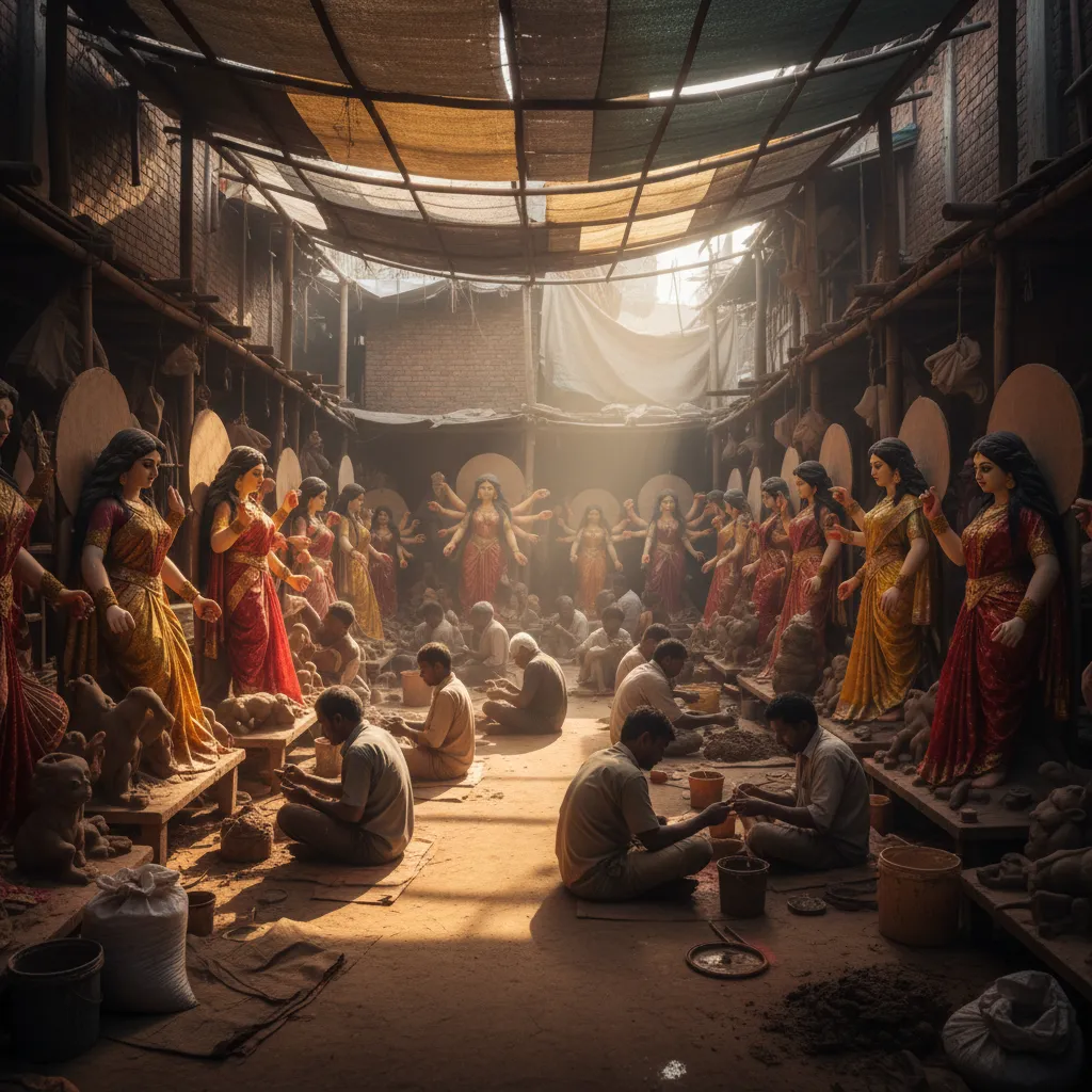 কুমোরটুলি: প্রতিমা শিল্পের এক জীবন্ত কিংবদন্তি