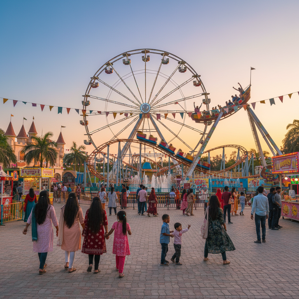 ফ্যান্টাসি কিংডমের আকর্ষণীয় রাইড