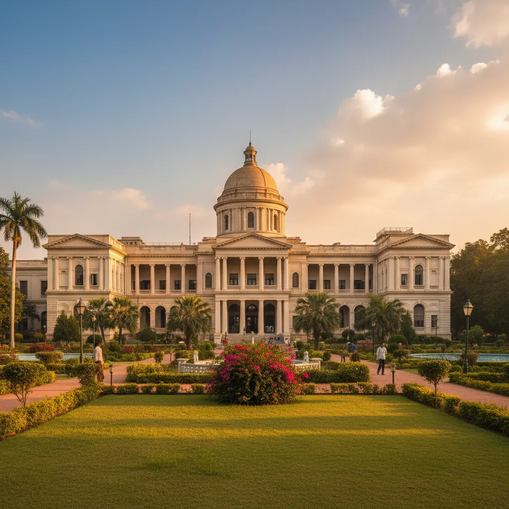 ভারতের জাতীয় গ্রন্থাগারের প্রধান ফটক এবং স্থাপত্য