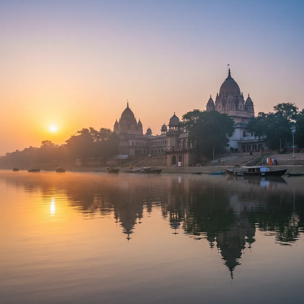 বেলুড় মঠের দৃশ্য